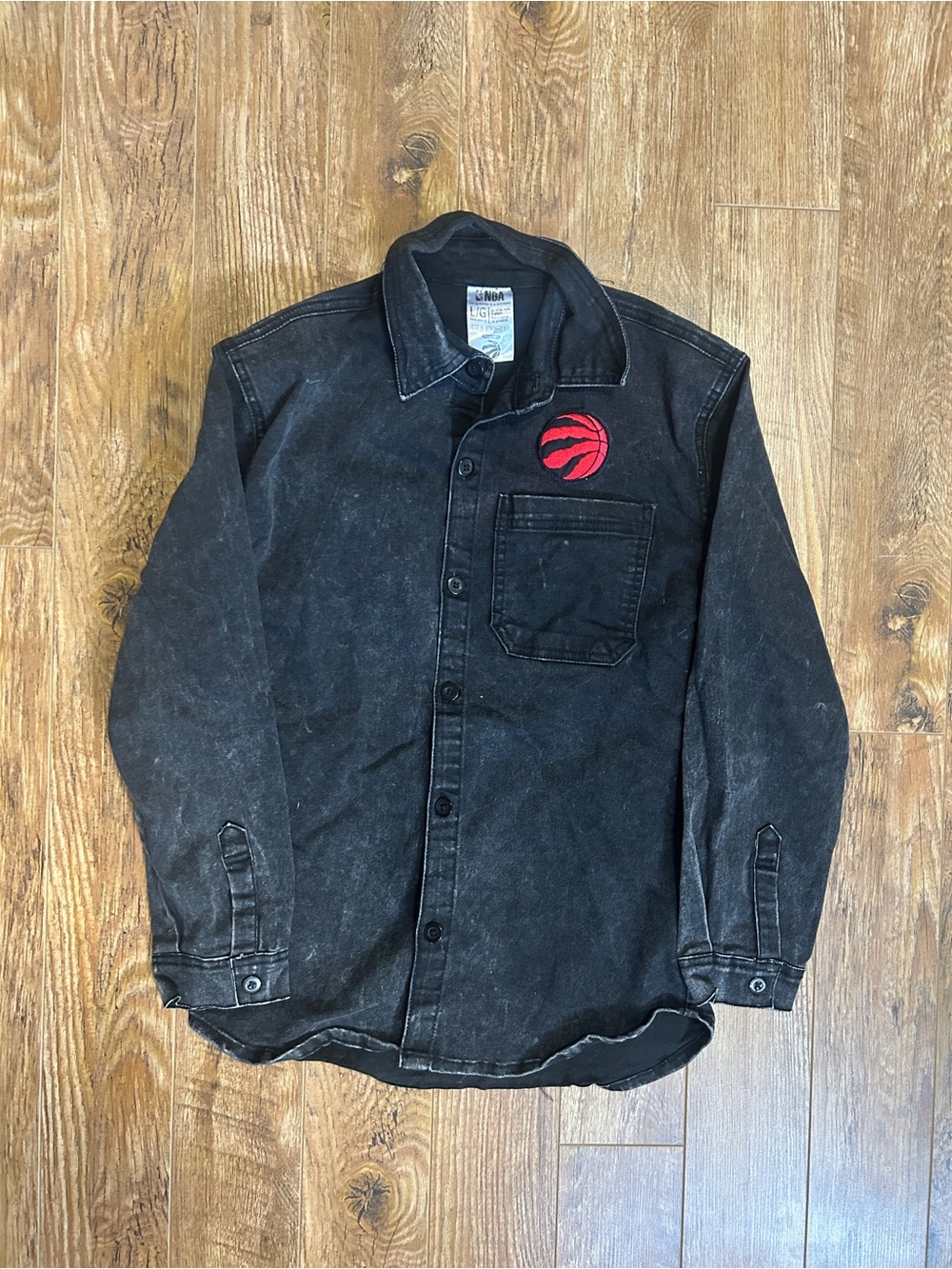 Youth Toronto Raptors Denim Shirt